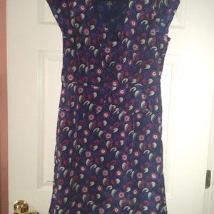Boston Design Sleeveless, navy, wine, beige dress